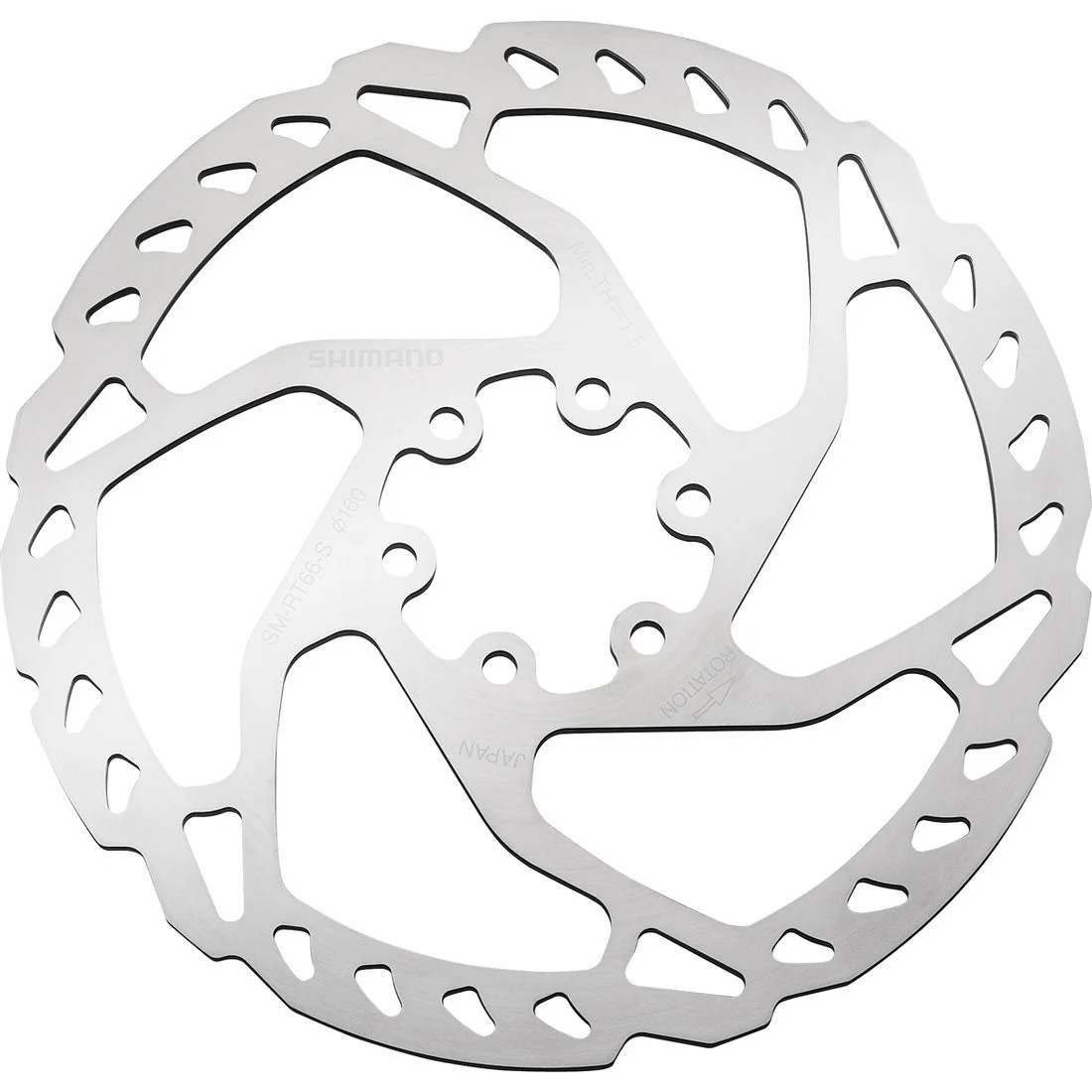 Shimano SLX/Zee RT66 6-Bolt Disc Brake Rotor - Image 3